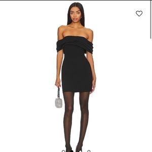 AMANDA UPRICHARD X REVOLVE JANIA DRESS IN BLACK XS NWOT